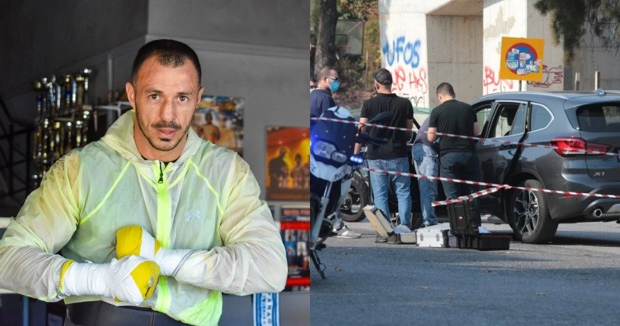 Το γαζωμένο αυτοκίνητο του Τάσου Μπερδέση και το σημείο όπου έπεσε νεκρός (βίντεο)